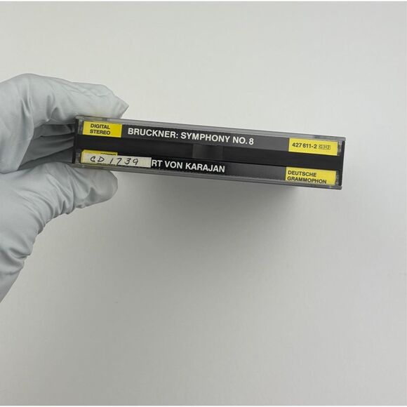 Vtg Anton Bruckner Symphonie No. 8 Philharmoniker Karajan 2 CD Set Promotion DGG - Picture 11 of 13
